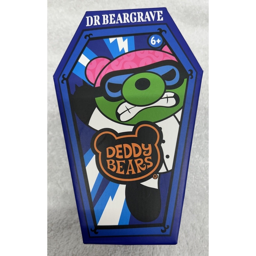 License to Play Deddy Bear 5" Dr. Beargrave Coffin Series 3 Plush New